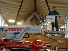 Untersuchung der Isolation des Kirchendaches in Heilig Kreuz